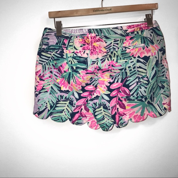 Lilly Pulitzer MAGNOLIA SCALLOP HEM SHORT-0 - Picture 6 of 8